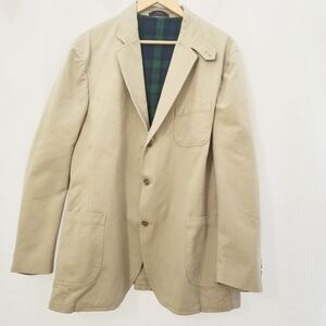 Lands End Men's Elbow Patch Blazer Size 46